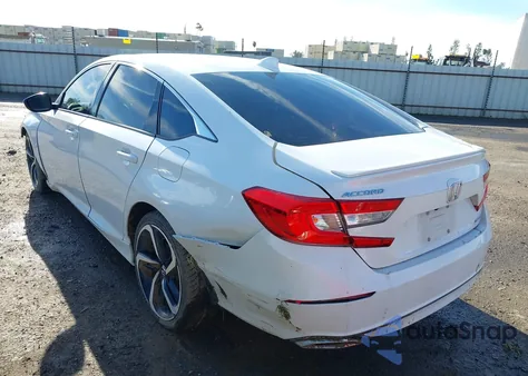 2020 Honda Accord Sport from USA, damaged, VIN 1HGCV1F33LA032463